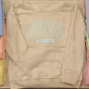 Buzo con Capucha Rustico SUNSHINE Niña