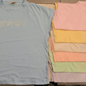 Remera Manga Corta Ranglan MAR Niña