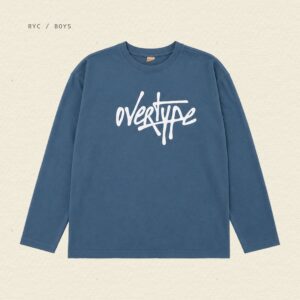 Remera Manga Larga OVERTYPE Niño