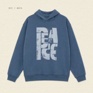 Buzo con Capucha Frizado PEACE Niño Surtido