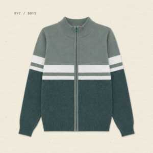 Saco Lycra con Cierre Rayado Niño