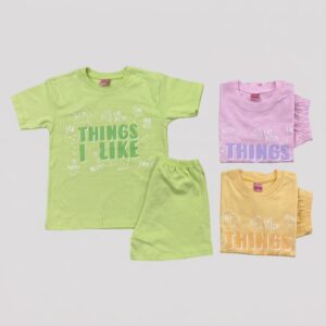 Pijama Manga Corta THINGS Niña Surtido OFERTA